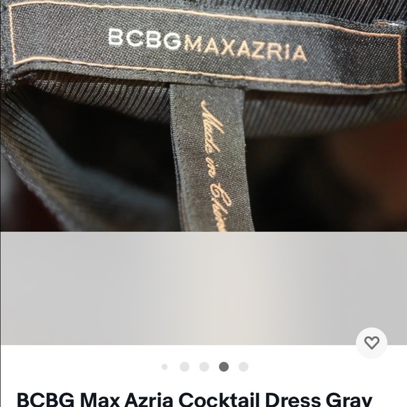 BCBG Max Azria Women Shirt Dress Long Sleeve Graphic Print White Blue Fitted XS - Picture 12 of 12